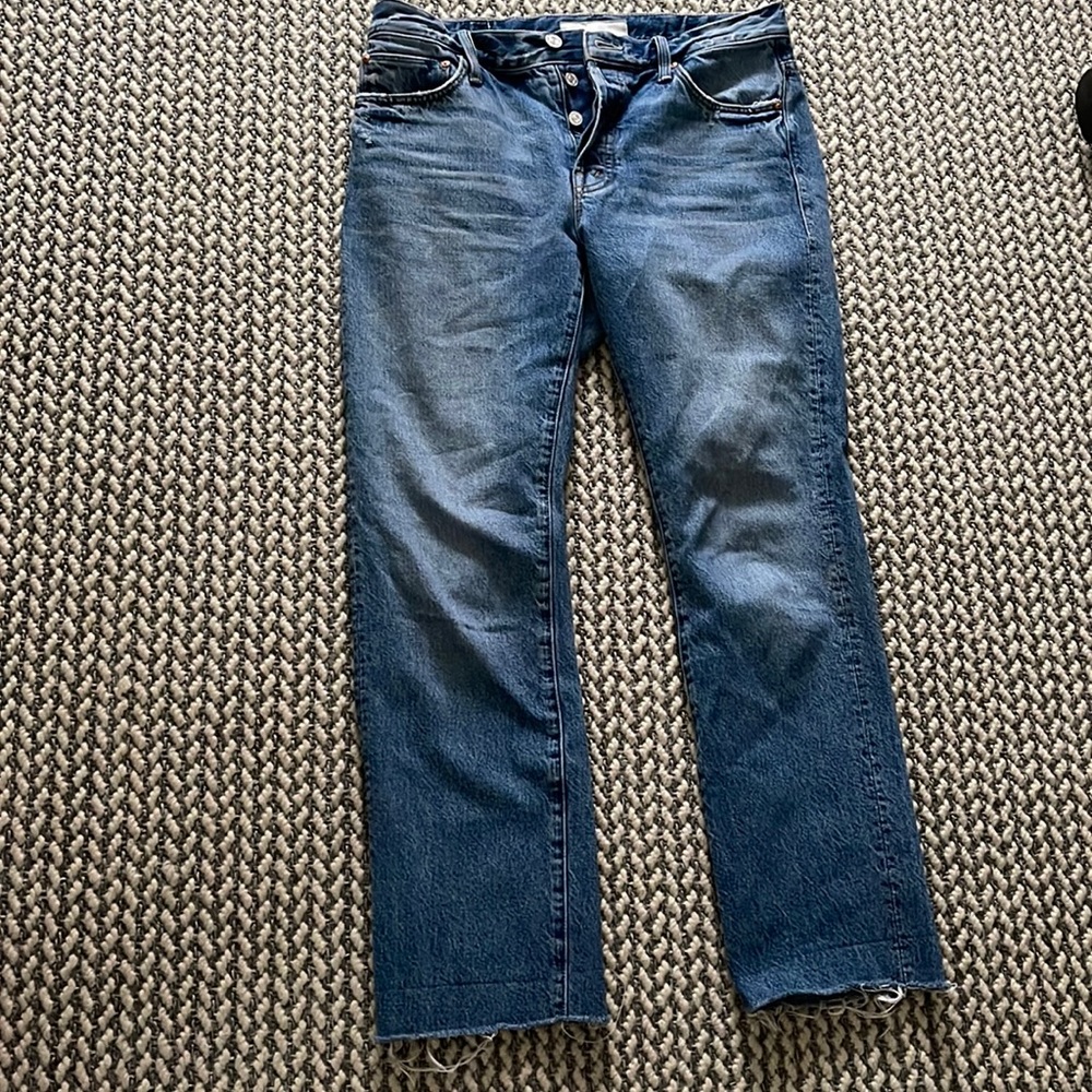 Mother the scrapper jeans